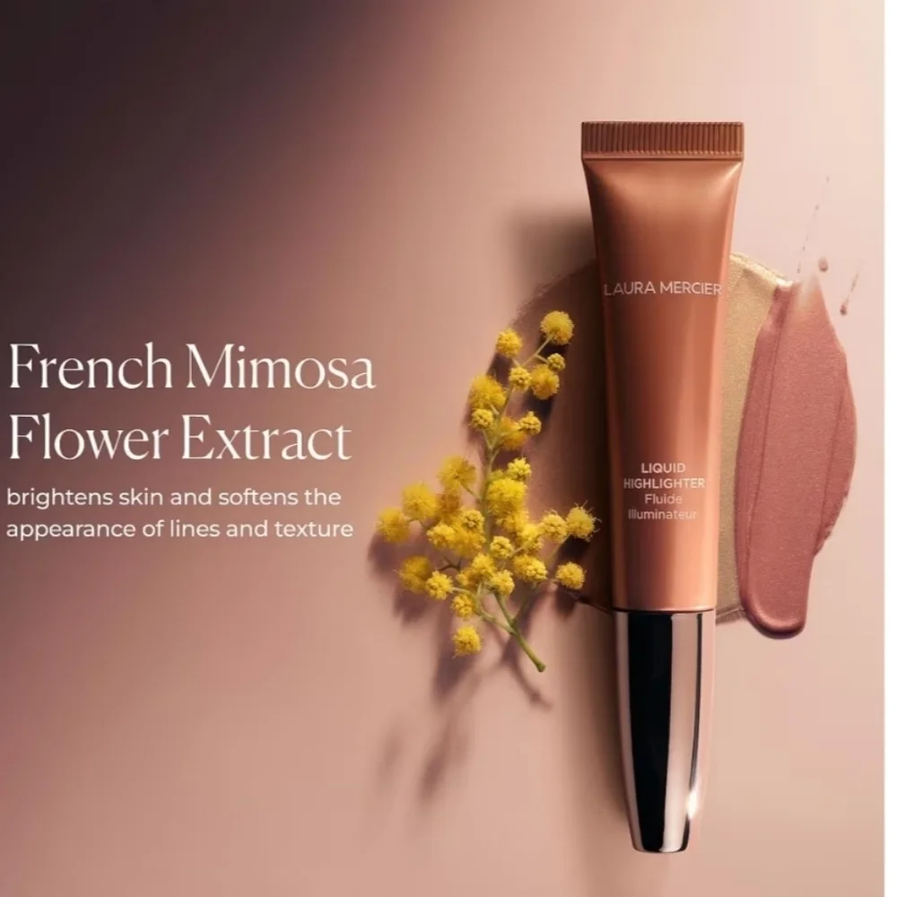 CLEARANCE! Laura Mercier Liquid Highlighter: Champagne Pink, 0.4oz, NIB